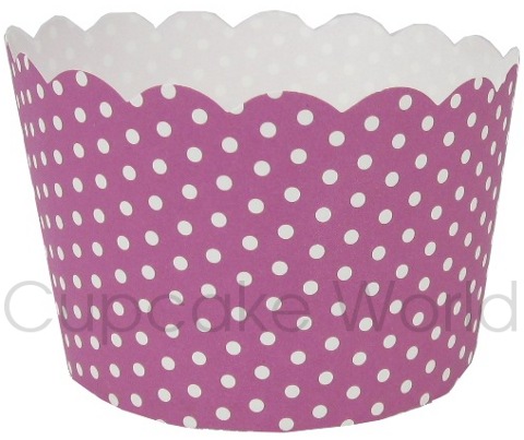 ROBERT GORDON PURPLE POLKA DOTS MUFFIN CUPCAKE PATTY CASES 50PCS ROBERT GORDON PURPLE POLKA DOTS MUFFIN CUPCAKE PATTY CASES 50PCS